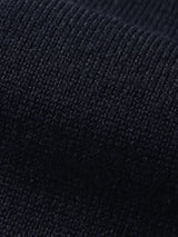 MARSEILLE - NAVY MERINO HALFRITS TRUI