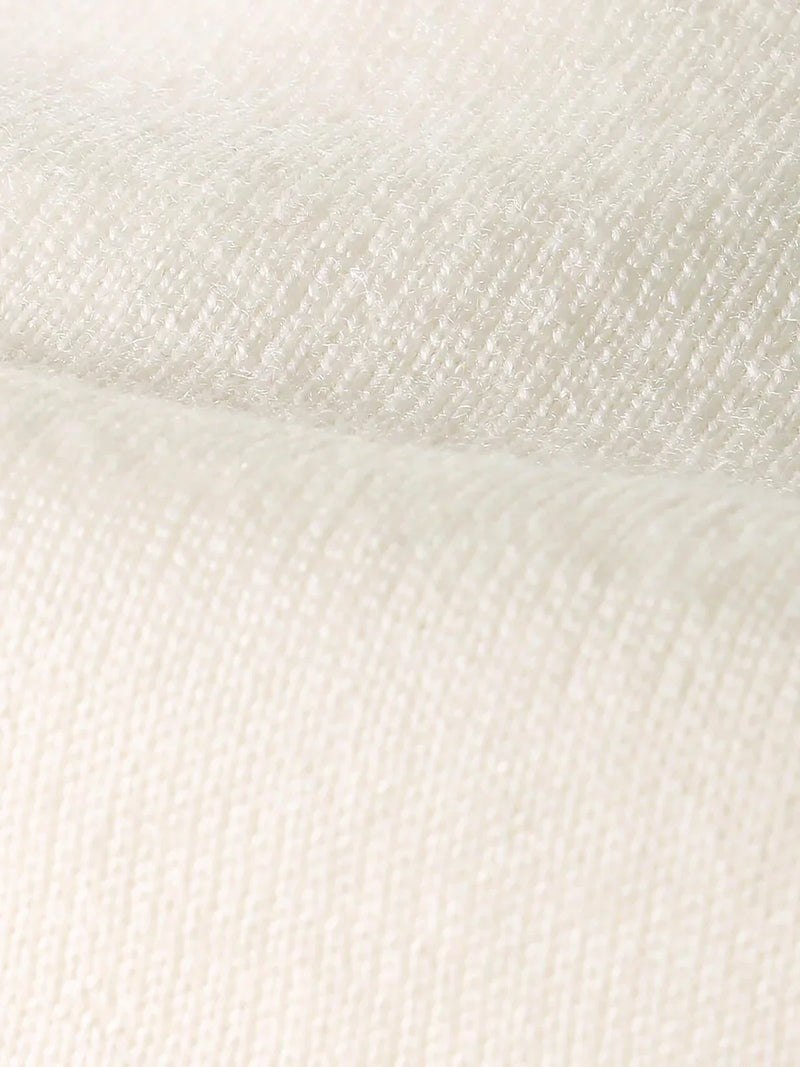 MARSEILLE - BEIGE MERINO HALFRITS TRUI