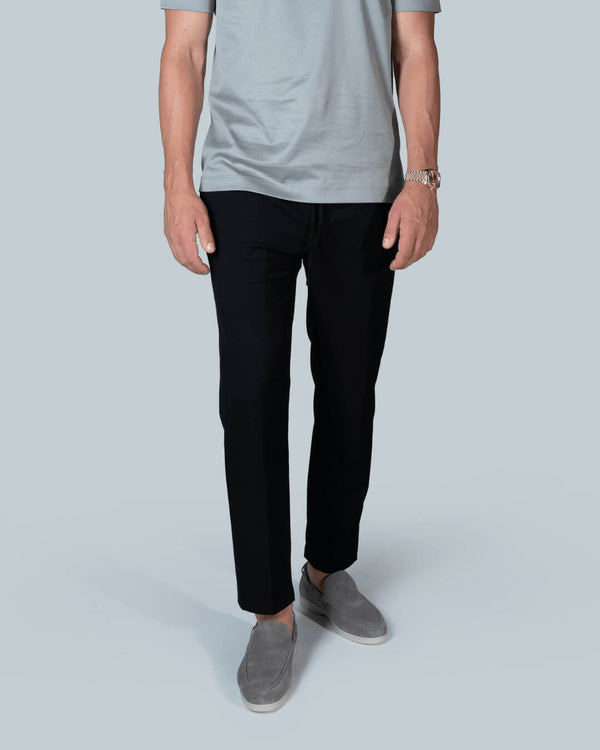 MARBELLA - BLACK SMART PANTS
