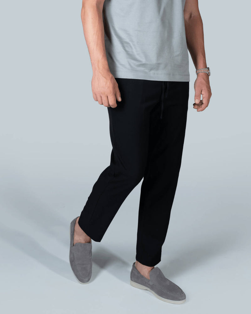 MARBELLA - BLACK SMART PANTS