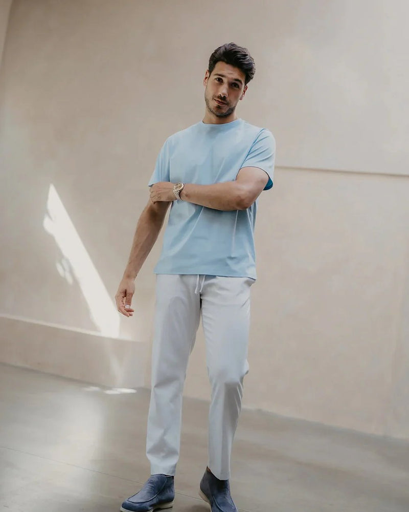 IBIZA - LIGHT BLUE SIGNATURE T-SHIRT 