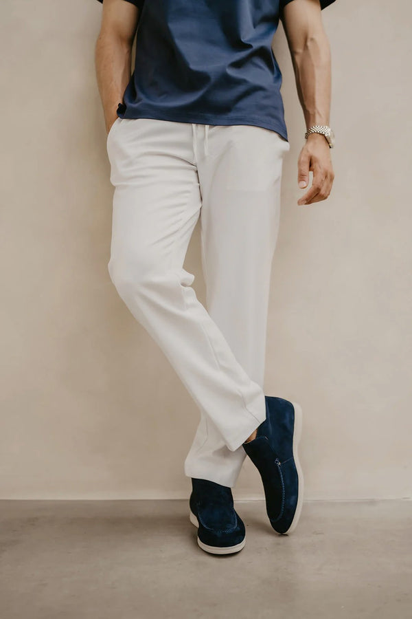 MARBELLA - WHITE SMART PANTS 