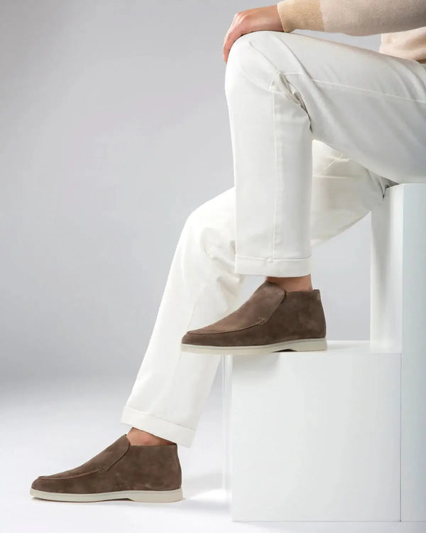 MONACO - MOCHA HIGH LOAFERS 