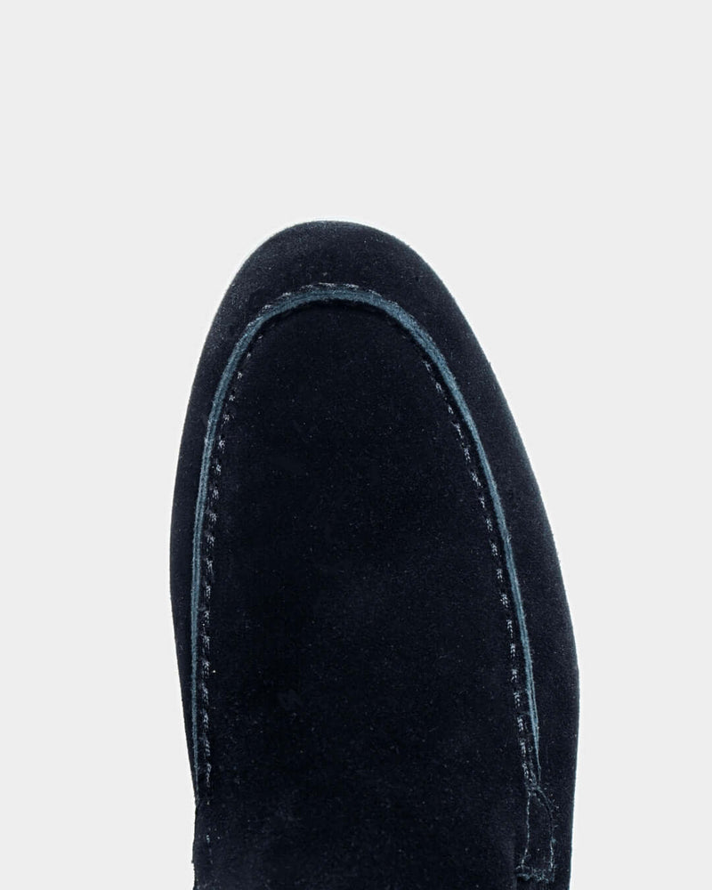 MONACO - BLACK HIGH LOAFERS