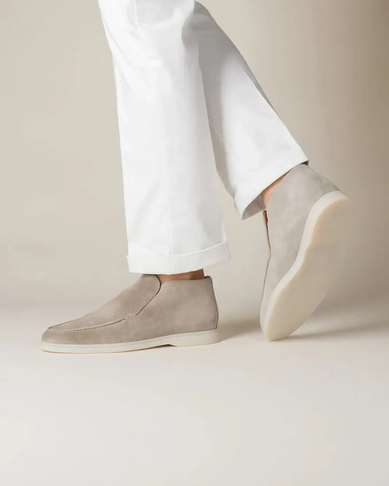 MONACO - BEIGE HIGH LOAFERS 