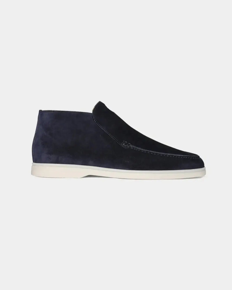 MONACO - NAVY HIGH LOAFERS 