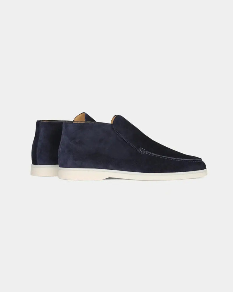 MONACO - NAVY HIGH LOAFERS 